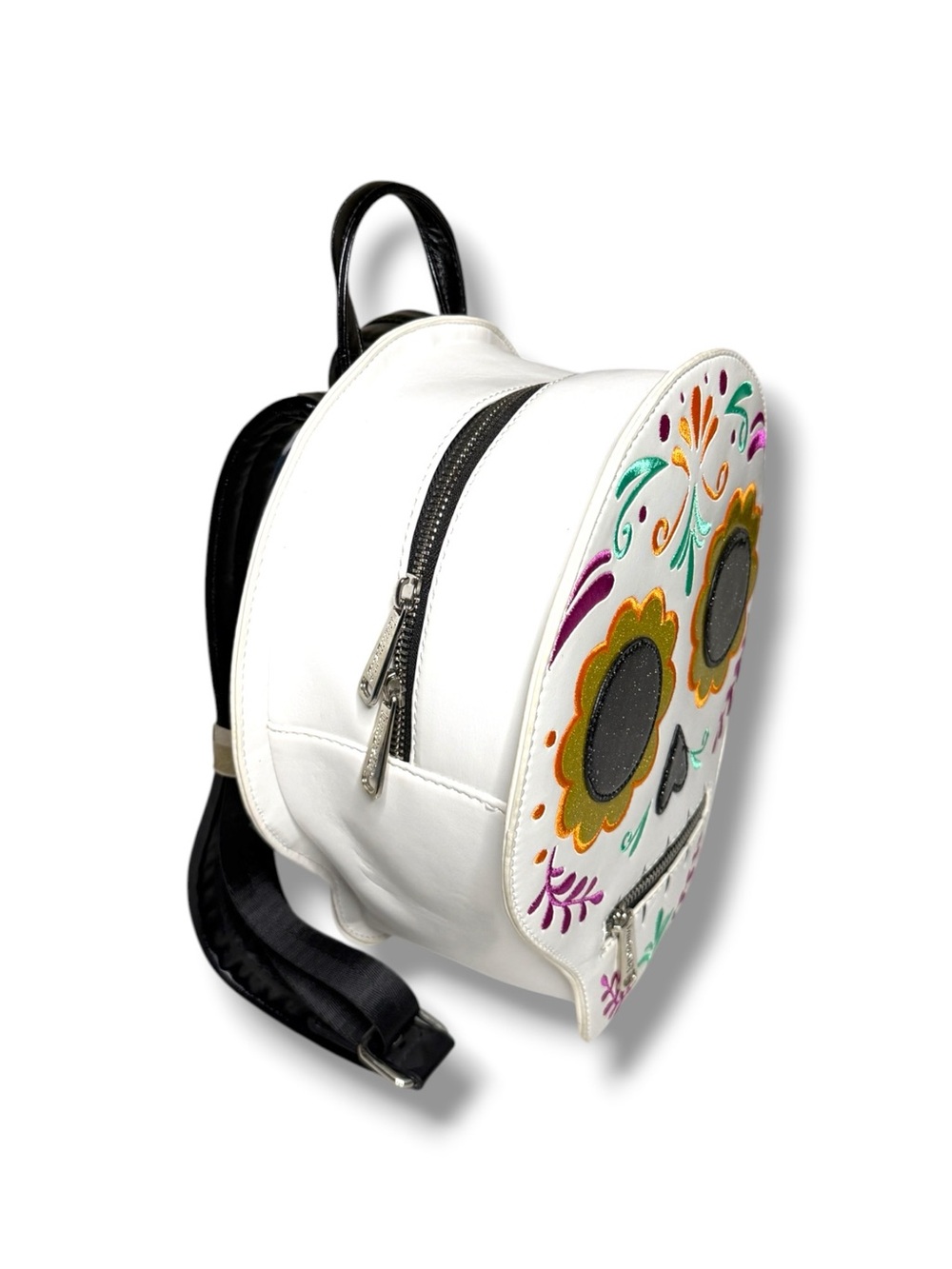 Coco Sugar Skull Loungefly Backpack White - Picture 2 of 5